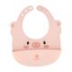 Kikkaboo Σαλιάρα Σιλικόνης Pink 31303030009 - Σαλιάρες Πλαστικές - Σιλικόνης στο Oneirokosmos