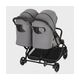 Inglesina Καρότσι δίδυμων Twin Sketch Grey  AH86R0GRY - Καρότσια για Δίδυμα στο Oneirokosmos