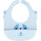 Kikkaboo Σαλιάρα Σιλικόνης Blue 31303030007 - Σαλιάρες Πλαστικές - Σιλικόνης στο Oneirokosmos