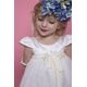 Bambolino: Doukissa Βαπτιστικό ρούχο για κορίτσι 8767 - Ρούχα Βάπτισης για Κορίτσι στο Oneirokosmos