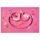 Ezpz Δίσκος και Πιάτο σε Ένα Happy Mat in PINK - Σετ Φαγητού, Μπολάκια, Πιατάκια Φαγητού στο Oneirokosmos