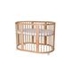IngVart Κούνια Smart Bed Oval 9 σε 1 Φυσικό Ξύλο - Βρεφικά Κρεβάτια Μετατρεπόμενα σε Προεφηβικά στο Oneirokosmos