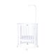 IngVart Ξύλινη Μπάρα για Κούνια Smart Bed Λευκό 82x35x2.5 cm - Στήριγμα Κουνουπιέρας στο Oneirokosmos