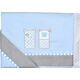 Baby Star Σετ Σεντόνια Κούνιας Sugar Family 105x150cm Σιέλ - Σεντόνια Κούνιας στο Oneirokosmos