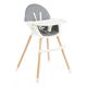 Kikka Boo κάθισμα  Nutri  Wood Grey 31004010116 - Καθίσματα Φαγητού Επιδαπέδια στο Oneirokosmos