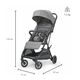 Inglesina Καρότσι Now Snap Grey AG84POSNG - Ελαφριά Καλοκαιρινά  Καρότσια στο Oneirokosmos