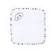 Baby Star Λαβέτα Σύννεφο Μαύρο 30x30cm - Πάνες-Λαβέτες-Σελτέδες στο Oneirokosmos