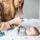 Babyono Ψηφιακό Θερμόμετρο Μετώπου με Υπέρυθρες Κατάλληλο για Μωρά BN790 - Θερμόμετρα στο Oneirokosmos
