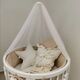 Ingvart Κουνουπιέρα Κούνιας Τούλι White 150 x 175cm - Κουνουπιέρες στο Oneirokosmos