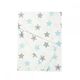 Dimcol Πάνα Αγκαλιάς Χασέ Cotton 100% 80x80 εκ.  Star 104 Sky Blue - Πάνες-Λαβέτες-Σελτέδες στο Oneirokosmos