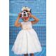 Bambolino:Ourania Βαπτιστικό ρούχο για κορίτσι 9850 - Ρούχα Βάπτισης για Κορίτσι στο Oneirokosmos