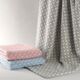 Morven Κουβέρτα Αγκαλιάς Βαμβάκι Fleece Bobler  80x110cm L86 Γαλάζιο - Κουβέρτες Αγκαλιάς στο Oneirokosmos