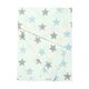 Dimcol Σετ Βρεφικά Σεντόνια Κούνιας 3τμχ Cotton 100% 120x160 εκ.  Star 104 Sky Blue - Σεντόνια Κούνιας στο Oneirokosmos