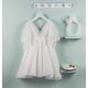 Bambolino:Paulina Βαπτιστικό ρούχο για κορίτσι 9528 - Ρούχα Βάπτισης για Κορίτσι στο Oneirokosmos