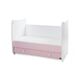 Lorelli Μετατρεπόμενο Κρεβάτι Dream White & Orchid Pink 60x120 10150420038A - Βρεφικά Κρεβατάκια Κούνιες Μωρού στο Oneirokosmos