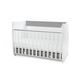 Lorelli Μετατρεπόμενο Κρεβάτι Dream White & Stone Grey 60x120 10150420041A - Βρεφικά Κρεβατάκια Κούνιες Μωρού στο Oneirokosmos