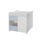 Πολυμορφικό Κρεβάτι Lorelli MiniMax  White & Baby Blue 10150500039A - Βρεφικά Πολυμορφικά Κρεβατάκια στο Oneirokosmos