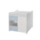 Πολυμορφικό Κρεβάτι Lorelli MiniMax  White & Baby Blue 10150500039A - Βρεφικά Πολυμορφικά Κρεβατάκια στο Oneirokosmos