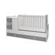 Πολυμορφικό Κρεβάτι Lorelli MiniMax  White & Stone Grey 10150500041A - Βρεφικά Πολυμορφικά Κρεβατάκια στο Oneirokosmos