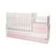 Lorelli Μετατρεπόμενο Κρεβάτι Combo 172x 72 White & Orchid Pink 10150560038A - Βρεφικά Πολυμορφικά Κρεβατάκια στο Oneirokosmos