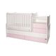 Lorelli Μετατρεπόμενο Κρεβάτι Combo 172x 72 White & Orchid Pink 10150560038A - Βρεφικά Πολυμορφικά Κρεβατάκια στο Oneirokosmos