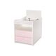 Lorelli Μετατρεπόμενο Κρεβάτι Combo 172x 72 White & Orchid Pink 10150560038A - Βρεφικά Πολυμορφικά Κρεβατάκια στο Oneirokosmos