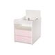 Lorelli Μετατρεπόμενο Κρεβάτι Combo 172x 72 White & Orchid Pink 10150560038A - Βρεφικά Πολυμορφικά Κρεβατάκια στο Oneirokosmos