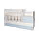 Lorelli Μετατρεπόμενο Κρεβάτι Combo 172x 72 White & Baby Blue 10150560039A - Βρεφικά Πολυμορφικά Κρεβατάκια στο Oneirokosmos