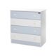 Lorelli Συρταριέρα Dresser 81x50x86cm White & Baby Blue 10170070039A - Σιφονιέρες - Αλλαξιέρες στο Oneirokosmos