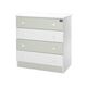 Lorelli Συρταριέρα Dresser 81x50x86cm White & Milky Green 10170070040A - Σιφονιέρες - Αλλαξιέρες στο Oneirokosmos