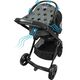 Dooky Ηλιοπροστασία με UPF40+ Καροτσιού Grey Stars  DK-126616 - Αξεσουάρ Καροτσιών στο Oneirokosmos