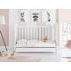 Dimcol Σετ Βρεφικά Σεντόνια Κούνιας 3τμχ Cotton 100% 120x160 εκ.  Star 103 Grey - Σεντόνια Κούνιας στο Oneirokosmos