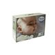 Dimcol Kουβέρτα Κούνιας Βελουτέ Ανάγλυφη Sweet Bear 12  Baby Pink 110x140 100% Polyester - Κουβέρτες στο Oneirokosmos