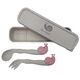 Zmart Imports Σετ Κουτάλι-Πιρούνι με θήκη Aymax Snail Beige - Κουταλάκια, Πηρουνάκια στο Oneirokosmos