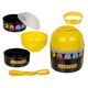 Zmart Imports Στρογγυλό Φαγητοδοχείο Pac-Man 13X10cm - Σετ Φαγητού, Μπολάκια, Πιατάκια Φαγητού στο Oneirokosmos