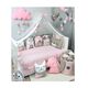 Baby Star Σετ  Προίκα Κούνιας 3 Τεμαχίων Tiny Friends Ροζ 7745Ρ - Σετ Προίκας Μωρού στο Oneirokosmos