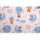 Dimcol Πάνα Αγκαλιάς Χασέ Cotton 100% 80x80 εκ.  Reach the Stars 191 Sky Blue - Πάνες-Λαβέτες-Σελτέδες στο Oneirokosmos