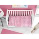 Dimcol Σετ Βρεφικά Σεντόνια Κούνιας 3τμχ 100% Cotton Bebe Fox 525 120X160 Pink - Σεντόνια Κούνιας στο Oneirokosmos