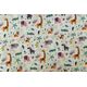 Dimcol Πάνα Αγκαλιάς Χασέ Cotton 100% 80x80 εκ. Bebe Zoo 556 White-Multi - Πάνες-Λαβέτες-Σελτέδες στο Oneirokosmos