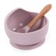 Bo Jungle: Μπολ Σιλικόνης με Βεντούζα και Κουτάλι Ροζ B500620 - Δώρα στο Oneirokosmos