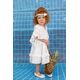 Bambolino:Alkmini Βαπτιστικό ρούχο για κορίτσι 9876 - Ρούχα Βάπτισης για Κορίτσι στο Oneirokosmos