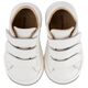 Babywalker Μονόχρωμο Σνίκερ με Τριπλή Μπαρέτα Χρατς BW4254 Λευκό - Βαπτιστικό Παπούτσι για Αγόρι στο Oneirokosmos