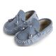 Babywalker Καστόρινο Δετό Μοκασίνι BW4139 Σιέλ - Βαπτιστικό Παπούτσι για Αγόρι στο Oneirokosmos