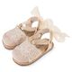 Babywalker Υφασμάτινη Εσπαντρίγια EXC5858 Εκρού - Βαπτιστικό Παπούτσι για Κορίτσι στο Oneirokosmos