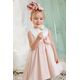 Bambolino:Rosa Βαπτιστικό ρούχο για κορίτσι 1311 - Ρούχα Βάπτισης για Κορίτσι στο Oneirokosmos