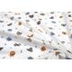 Dimcol Σετ Βρεφικά Σεντόνια Κούνιας 3τμχ Cotton 100% Flannel 120x160 εκ.  Zoo 29 White - Σεντόνια Κούνιας στο Oneirokosmos