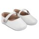 Babywalker Γοβάκι Μονή Μπαρέτα με Στρασένιο Κουμπάκι MI1619 Λευκό - Βαπτιστικό Παπούτσι για Κορίτσι στο Oneirokosmos