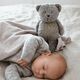 Moonie: Παιχνίδι Ύπνου The Humming Bear Grey Natur από Οργανικό Βαμβάκι με Αισθητήρα Κλάματος M-GRN - Δώρα στο Oneirokosmos