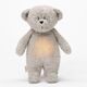 Moonie: Παιχνίδι Ύπνου The Humming Bear Grey Natur από Οργανικό Βαμβάκι με Αισθητήρα Κλάματος M-GRN - Δώρα στο Oneirokosmos