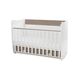 Lorelli Μετατρεπόμενο Κρεβάτι Dream White & Coffee 60x120  10150420042A - Βρεφικά Κρεβατάκια Κούνιες Μωρού στο Oneirokosmos